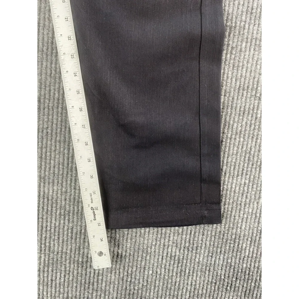 True Religion Jeans Mens 36x33 Black Denim Surf Designer Back Flap Premium USA